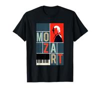 Mozart Compositore Classico Pianista Musicista Vintage Maglietta