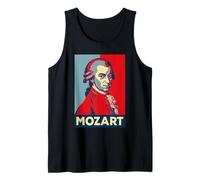Mozart Compositore Classico Ritratto Retro Art Canotta