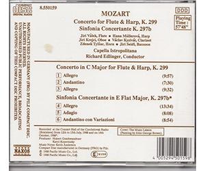Mozart: Concerto for Flute and Harp, Sinfonia Concertante K297b [UK Import]