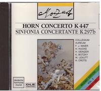 Mozart: Concerto Per Corno K 447, Sinfonia Concertante / Collegium Aureum - CD