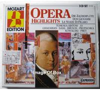 Mozart Edition: Opera Highlights - Die Zauberflote; Don Giovanni; Le Nozze Di Figaro [3 cd boxset] [Capriccio, 1990]