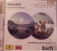 Mozart - Eine kleine Nachtmusik .Bach - Brandenburgische Konzerte 1 - 3