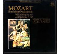 Mozart - Eine Kleine Nachtmusik / Symphony No 40 [LP, Masterwork Portrait, Marlboro Festival Orchestra, Pablo Casals, NL, CBS 60274]