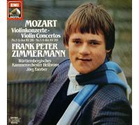 Mozart, Frank Peter Zimmermann, Württembergisches Kammerorchester Heilbronn, Jörg Faerber - Mozart, Frank Peter Zimmermann, Württembergisches Kammerorchester Heilbronn, Jörg Faerber: Violin Concertos LP