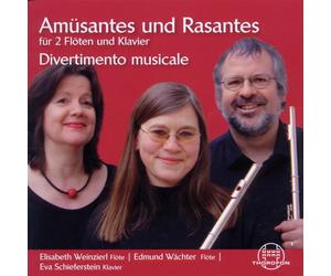 MOZART / HERMANN / DELIBES / DOPP Amusantes & Rasantes for 2 Flute &Piano (CD)