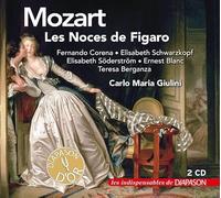 Mozart : Les Noces de Figaro. Corena, Schwarzkopf, Söderström, Blanc, Berganza, Giulini.