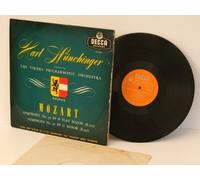 MOZART - MOZART symphony No33 and No 40, Vienna Philharmonic, Karl Munchinger. UK pressing Gold and Orange DECCA.