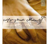 Mozart / Padovani, Enrico / Mauro, Mozart: Works For Piano 4 Hands K 497/5 (CD)