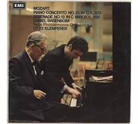 Mozart Piano Concerto NO. 25 in C, K. 503 - Daniel Barenboim The New Philharmonia Orchestra and Mozart: Serenade NO. 12 in C Minor, K. 388 - Wind Ensemble of The New Philharmonia Orchestra