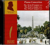 Mozart: Piano Concertos Nos. 16, 8 & 19