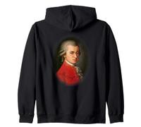 Mozart Portrait Art - Maestro di Musica Pianista Orchestra Fan Felpa con Cappuccio