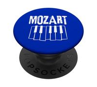 Mozart Rock'N'Roll Pianoforte Classico Composizione Ritmo PopSockets PopGrip Adesivo