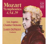 Mozart Symphonies 4, 5 and 29 (De Priest, Los Angeles Co) (CD) Album