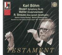 Mozart: Symphony No.40; Mahler: Kindertotenlieder; Strauss: Also sprach Zarathustra by Dietrich Fischer-Dieskau (2014-02-11)