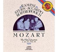 Mozart - The Flute Quartets, K. 285 K. 285a K. 285b 298 / Rampal Stern Accardo Rostropovich (1990-10-25)