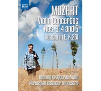 Mozart: Violin Concertos (DVD) Mozart Kraggerud Norwegian Chamber Orchestra