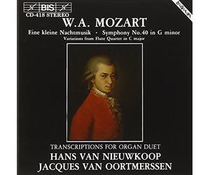 Mozart, W.A. - Transcriptions For Organ Duet