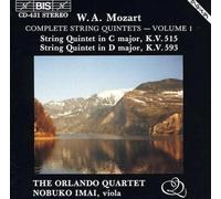 Mozart Complete String Quintets Vol. 1 (Orlando Quartet, Imai) (CD) Album