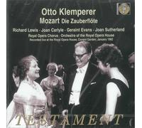 Mozart, W./ Carlyle, Joan/ Klemperer, Otto - Die Zauberflote - Recorded Live At Royal Opera