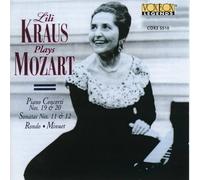 Wolfgang Amadeus Mozart Lili Kraus Playes Mozart (CD) Album