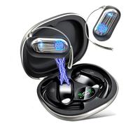 MOZC 168 lingue AI Translation Earbuds, Bluetooth 5.4 Cuffie Traduttore, 4-in-1 Smart Mode Touch Screen Auricolari in tempo reale Fit iOS e Android Ideale per Viaggi Business Learning, Blu Navy