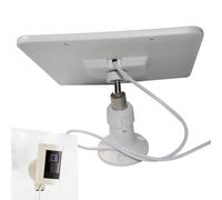 Mozeuu Pannello solare fotocamera | Funzione di ricarica rapida con fissaggio resistente alle intemperie, supporto regolabile da 20 W per fotocamera, casa, esterno, porta di casa, giardino, cortile
