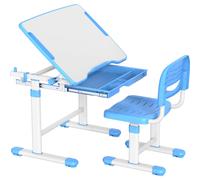 MOZOS DC-SET-BLUE Scrivania regolabile per bambini con sedia, blu