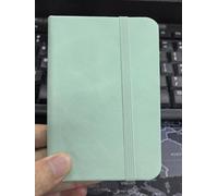 MOZRRO Mini A7 Notebook, Compact Size, Portable Pocket Notepad for Writing and Note-Taking (Light Green)