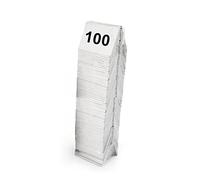MOZTO Targa Numerica da Tavolo Targa Numerica da Tavolo Targhette Digitali, for Ristoranti, caffè, Bar, Feste Nuziali, Tavolo da Pranzo in Acciaio Inox, Numeri Bifacciali (Color : 1-100)