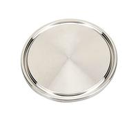 MOZTO Tri Clamp SUS 304 Tri-Clamp Sanitario Inossidabile TC Tappo di Chiusura Cieco, for Raccordi for Tubi OD 50.5mm-145mm con Puntale for Vino Home Brew (Size : Ferrule 64mm)