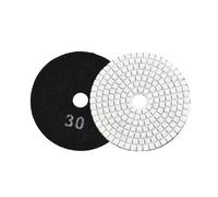 Mozulon 1 pz. Dischi for lucidatura diamantati da 4 pollici, grana 30-6000, for levigatura a umido/asciutto di granito, pietra, cemento, marmo(30grit)