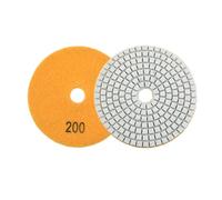 Mozulon 1 pz. Dischi for lucidatura diamantati da 4 pollici, grana 30-6000, for levigatura a umido/asciutto di granito, pietra, cemento, marmo(200grit)