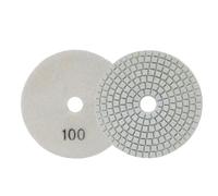 Mozulon 1 pz. Dischi for lucidatura diamantati da 4 pollici, grana 30-6000, for levigatura a umido/asciutto di granito, pietra, cemento, marmo(100grit)