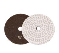 Mozulon 1 pz. Dischi for lucidatura diamantati da 4 pollici, grana 30-6000, for levigatura a umido/asciutto di granito, pietra, cemento, marmo(1500grit)