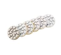 Mozulon Mini tamponi diamantati for lucidatura di marmo, granito, pietre preziose, mola abrasiva da 25 mm(Light blue)