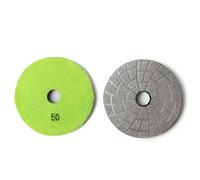 Mozulon Nuovo design, tampone diamantato for lucidatura a brasatura sotto vuoto da 4 pollici, disco abrasivo spesso da 6 mm(Grit 50)