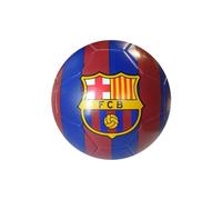 MOZURU Pallone da calcio a strisce Blaugrana Barcellona - Finitura opaca, stagione 21/22 | Taglia professionale 5 | Design con stemma del Barcellona | Per giocare, allenarsi o come regalo