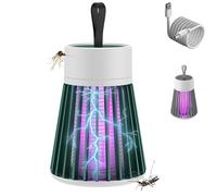 Mozz Guard Mosquito Zapper, 2 in 1portable Cordless Outdoor Waterproof Camping Lamp, 2025 New MozzGuard Suitable for Home, Camping, Picnic (Green)