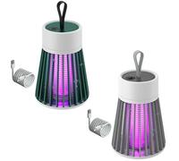 Mozz Guard - Mozzguard Bug Zapper Outdoor, Mosquito Zapper, Mozzguard for Indoor, Home Garden, Camping, Picnic (Grey+Green)