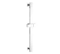 Mozzeilee Asta Saliscendi per Doccia Quadrata 60 cm, Montaggio a Parete con Angolo e Altezza Regolabili, Rotazione a 360°, Supporto per Soffione in Acciaio Inox SUS304 Antiruggine (Argento)