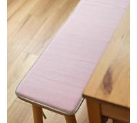 Mozzeilee Cuscino personalizzato per panca da interni, 2/3/4 posti, cuscino antiscivolo per finestra a golfo, sedie da pranzo, tappetino protettivo rettangolare per mobili (35 x 180 cm, rosa)