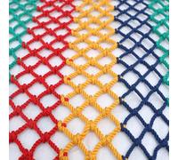 Mozzeilee Rete di sicurezza colorata per bambini, in nylon, per ringhiera per balcone, scale, ringhiera, rete protettiva, decorativa per pareti e parco giochi, rete decorativa rinforzata (rete da 3 cm