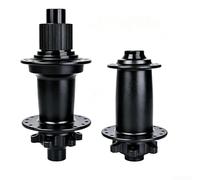 Mozzetto MTB per boost 110x15 6 Viti Disco Mozzetto MTB per boost | Interasse per boost 110x15, montaggio 6 viti, freno a disco, alluminio nero, anteriore MTB