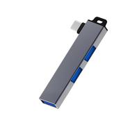 Mozzi leggeri di tipo C con 1 porta USB 3.0 e 2 porte USB 2.0, ideali per viaggi e uso quotidiano guscio in lega di alluminio