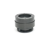 Mozzi Per Volante Auto Adattatore Per Mozzo A Sgancio Rapido Per Volante Da Corsa A 6 Fori Da 70 Mm Per MOZA Simagic M10 A/Mini Euro(Black)