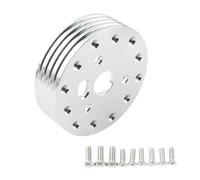 Mozzi Per Volante Auto Adattatore Per Mozzo Volante Da 0,5" A 1", 70 Mm, 5/6 Fori, Per Distanziale Di Conversione Grant A 3 Fori(1inch Silver)