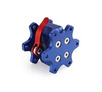 Mozzi Per Volante Auto Lega Di Alluminio 70 Mm Per Rilascio Rapido Volante Q1R Per Simagic Per Thrustmaster Per Logitech Per Giochi Di Corse Automobilistiche Ricambi Auto(Blue)