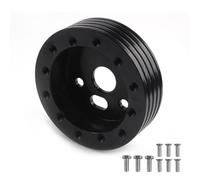 Mozzi Per Volante Auto Mozzo Per Volante A 6 Fori Per Adattatore Grant Forever Sharp APC A 3 Fori Da 1" E 0,5" Ricambi Auto(1 inch Black)