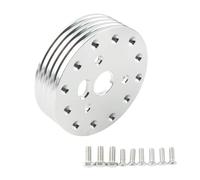 Mozzi Per Volante Auto Per Grant 3 Fori Di Conversione Distanziale 0,5" 1" Adattatore Mozzo Volante 70mm 5/6 Fori(1inch Silver)
