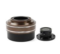 Mozzi Per Volante Auto Per MOZA Simagic M10 A/Mini Euro Truck 6 Fori Simulatore Di Guida Adattatore Mozzo A Sgancio Rapido 70 Mm QR040 Ricambi Auto(Marrone)